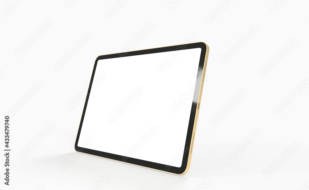 Tablet 3d computer with blank screen Tablet 3d computer with blank screen
