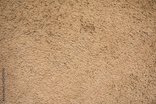 Wallpaper Mural Weathered natural brown clay soil house wall background Torontodigital.ca