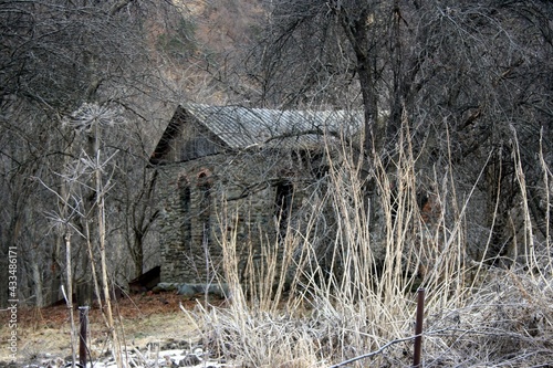 old house in the woods