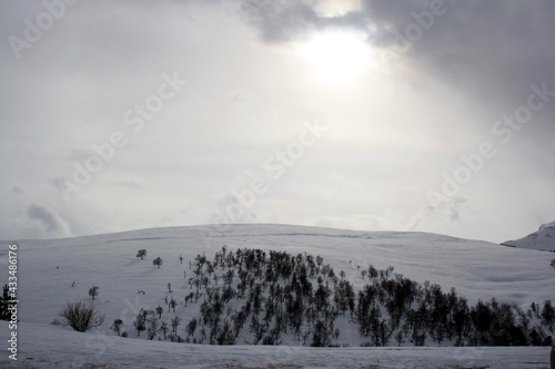 winter mountain landscape