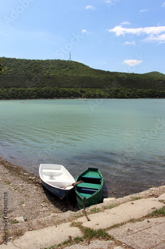 boats on the beach
