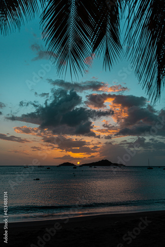 Coucher soleil Guadeloupe