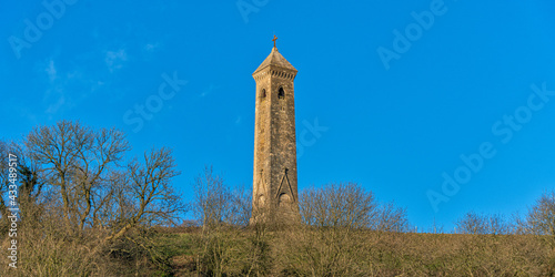 The Tyndale Monument, Gloucestershire, UK. It was built in honour of William Tyndale, a translator of the New Testament, who was born nearby. photo
