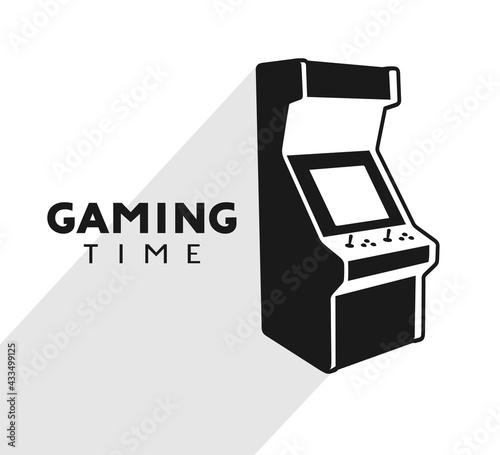 Arcade machine illustration