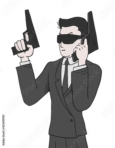 Private agent illustration