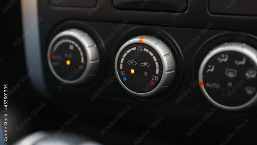 set temperature in car with air condition set temperature in car with air condition