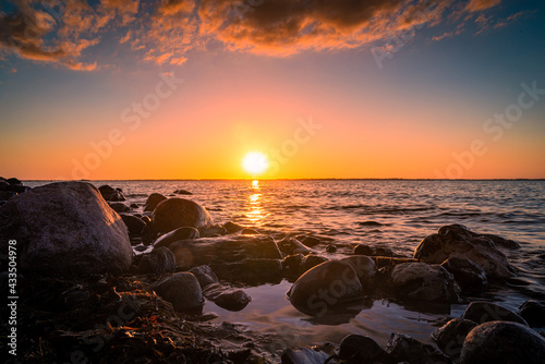Sonnenuntergang Ostseestrand