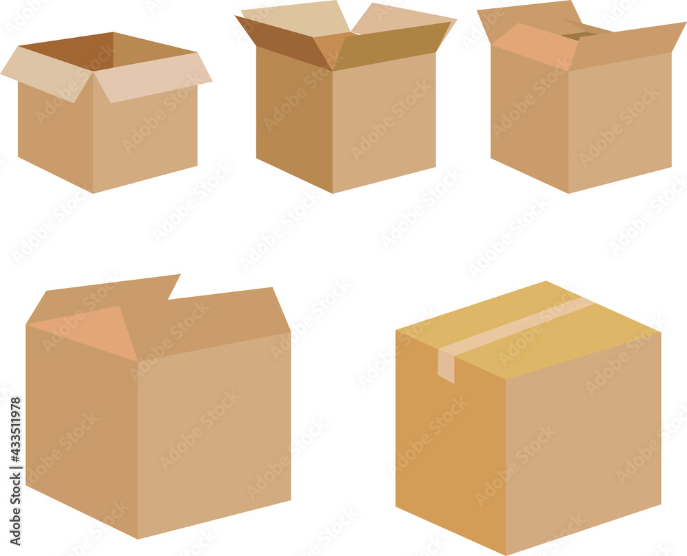 Fototapeta premium delivery box , icons vector set