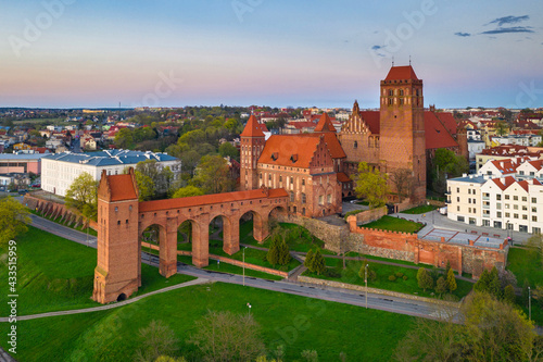 The Kwidzyn castle and cathedral at sunset, Poland