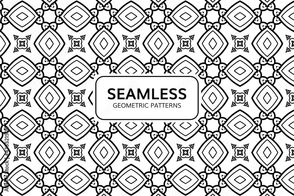 Abstract Geometric Seamless Pattern Background Abstract Geometric Seamless Pattern Background