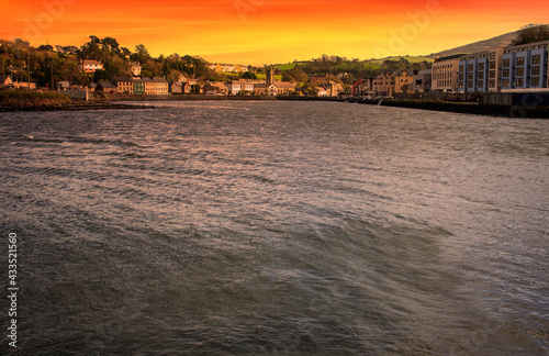Konstfotografi The town of Bantry in the end of the Bantry Bay