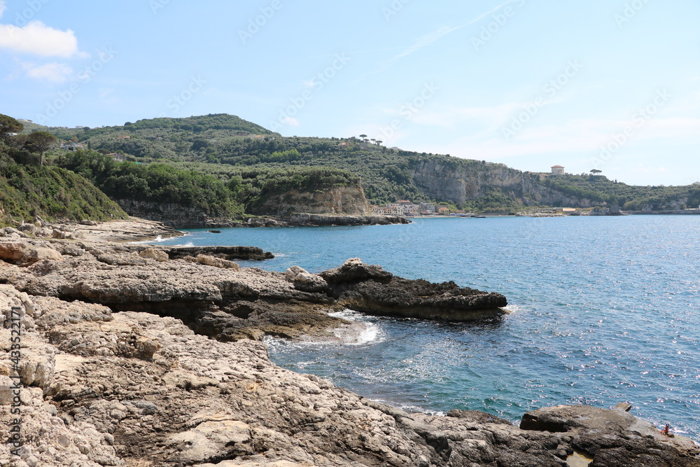 Fototapeta premium View from Roman villa at Capo di Sorrento, Italy
