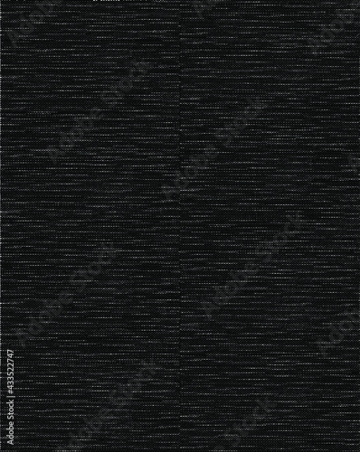 Rich, heavy fabric texture. Vector texture of weaving cloth. Grunge background. Abstract halftone vector illustration. Overlay for interesting effect and depth. Black isolated on white background.