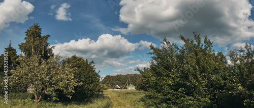 landscape with clouds