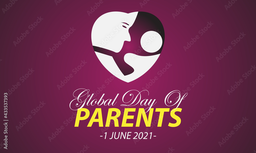 vector illustration of global day of parent