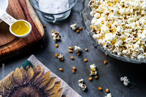 Popcorn Flat Lay photo