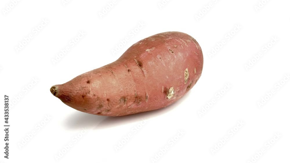 sweet potato isolated on white background sweet potato isolated on white background