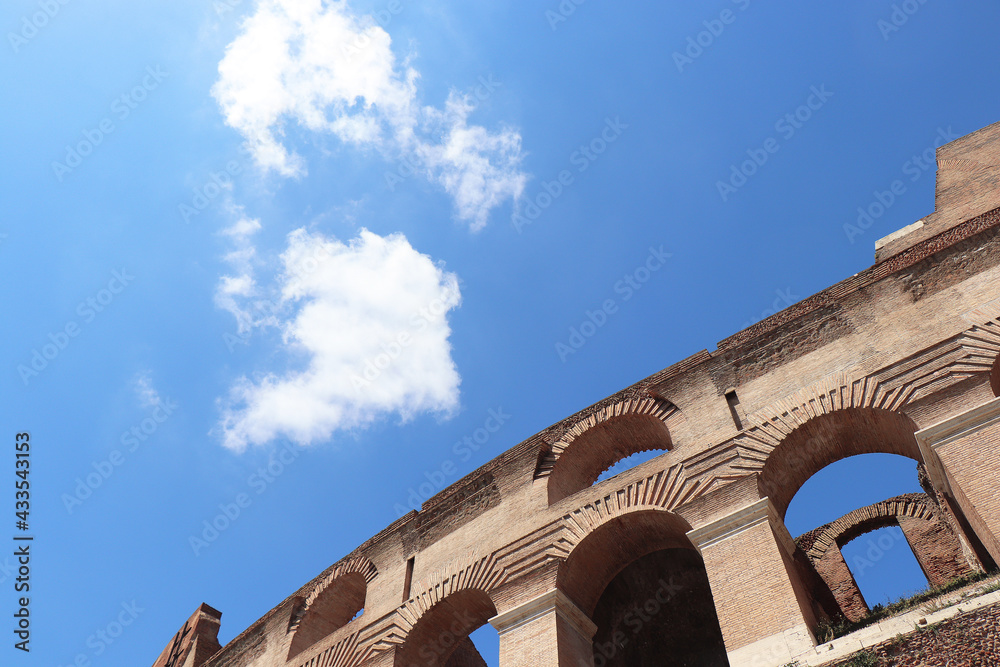 european roman rome city ruin photo