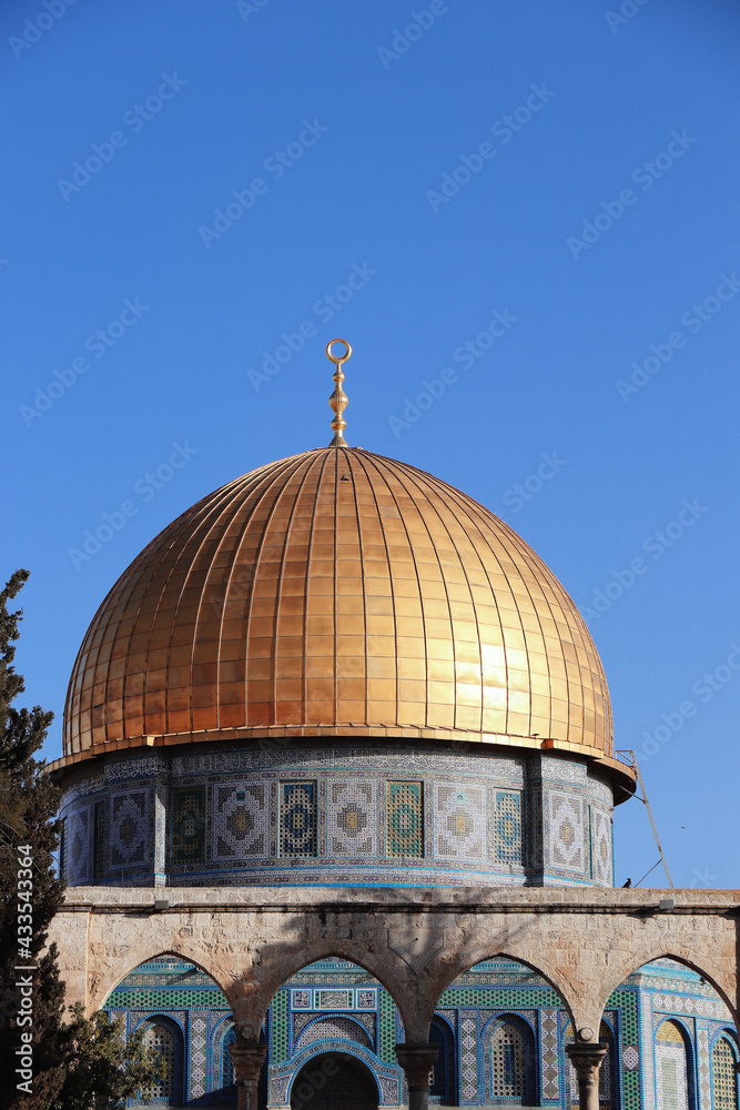Temple mount Dome of the Rock israel jerusalem