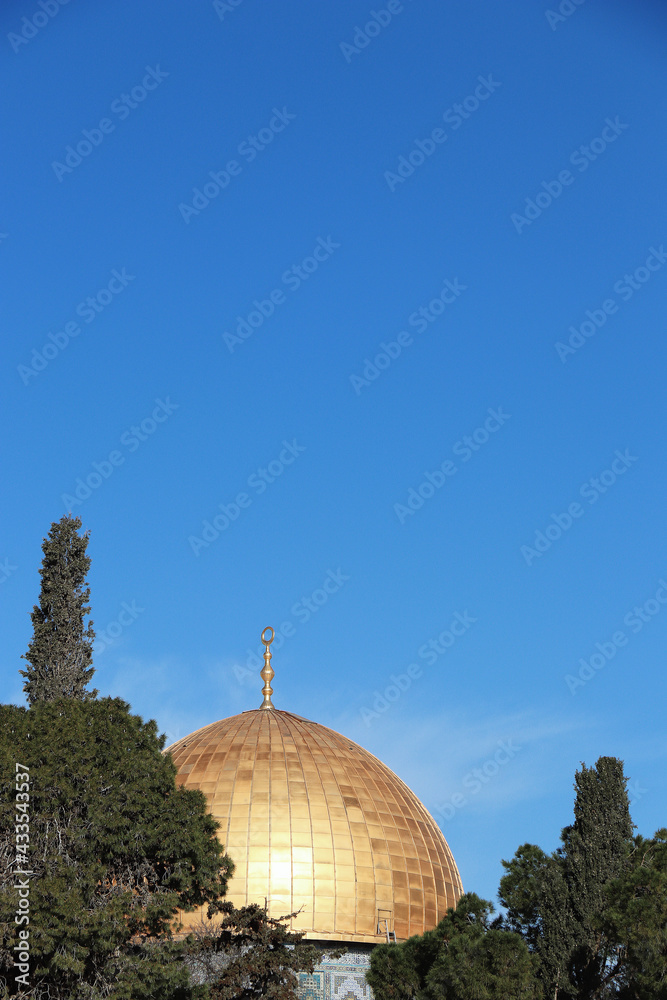 Temple mount Dome of the Rock israel jerusalem