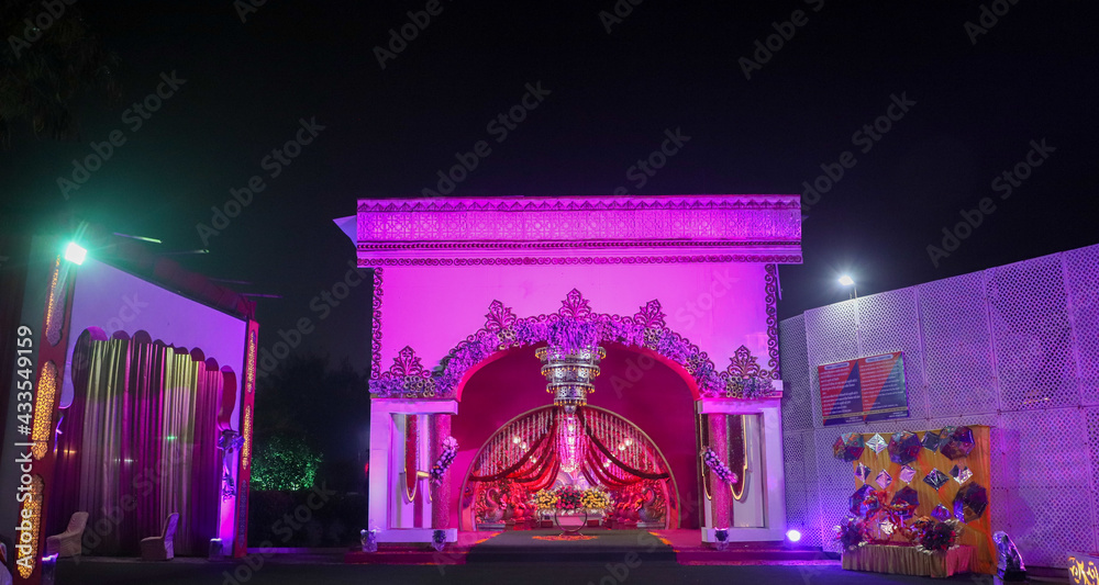 indian wedding highlights and decoration.