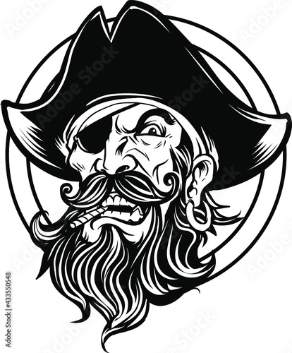 pirate skull and crossbones