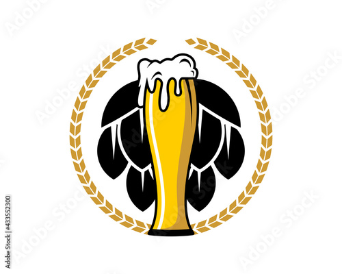 Beer and hope in the circle wheat