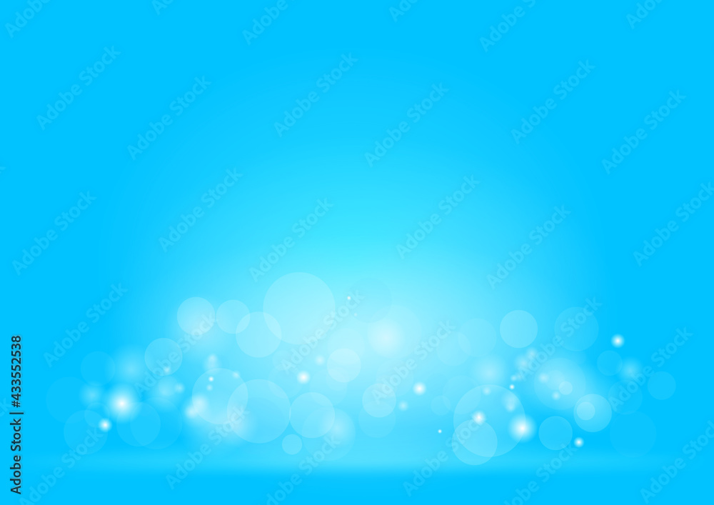 綺麗 玉ボケ キラキラ 水中 背景 壁紙 青 Stock ベクター Adobe Stock