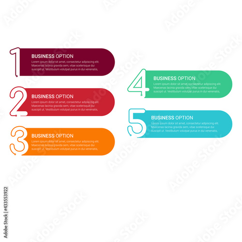 Business data visualization. timeline infographic icons designed for abstract background template. vector banner can be used for workflow layout, diagram,presentation, education or any number option. 
