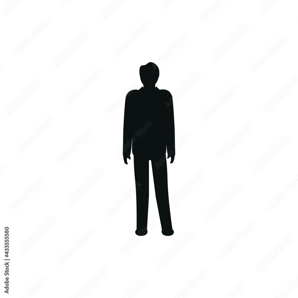 vector executive man with suit on white background vector executive man with suit on white background