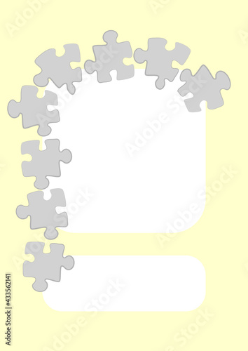 Vertical illustration format A4 - the design of the screen of the phone or tablet for inscriptions and photos