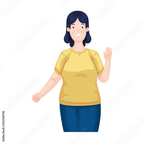young girl character