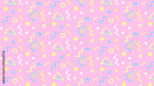 レトロポップなテクスチャ素材・ピンク