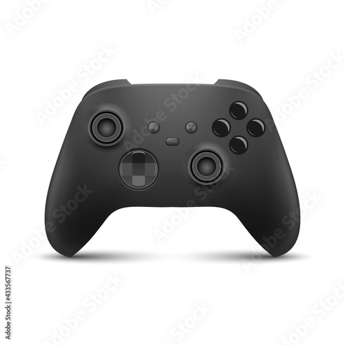 Game controller isolated on white background, vector illustration