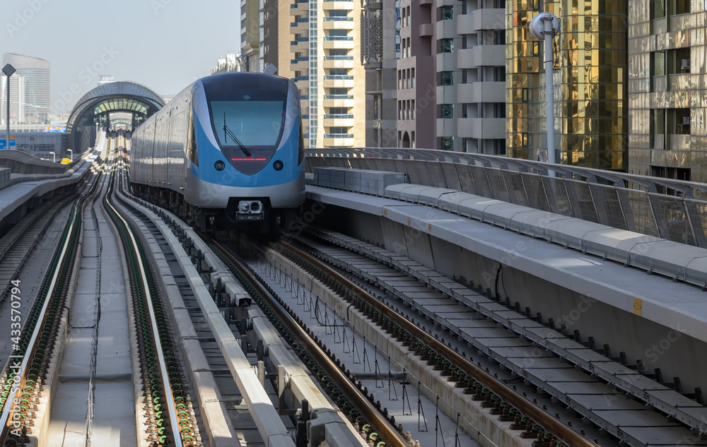 Fototapeta premium Subway railway lines