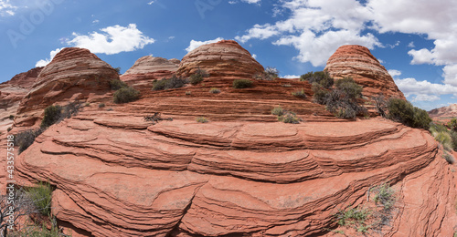Coyote Buttes sandstone formations in Utah