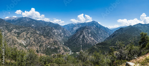 King s Canyon and Sierra Nevada mountains in the USA