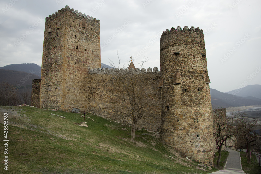 old fortress Ananuri in Georgia 