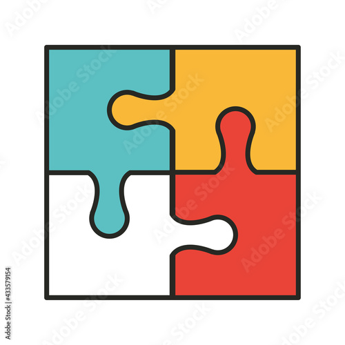 puzzles pieces creativity
