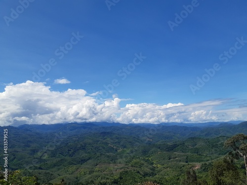 landscape with clouds