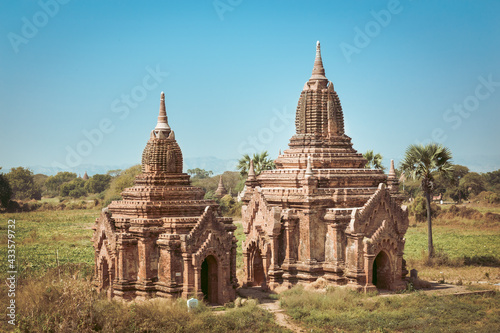 Temples of Bagan, Burma, Myanmar, Asia.