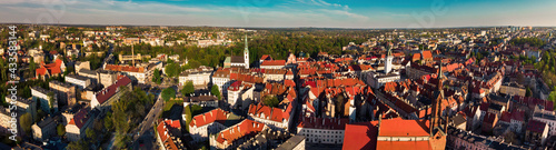 Kalisz panorama starego miasta Polska photo