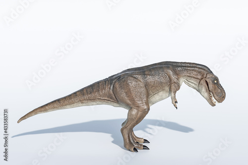 tyrannosaurus rex isolated on white © aleciccotelli
