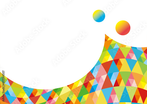 SDGs　カラフルなイメージ背景デザイン