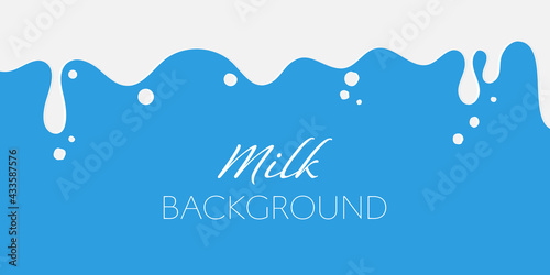 Milk splash abstract background vector illustration