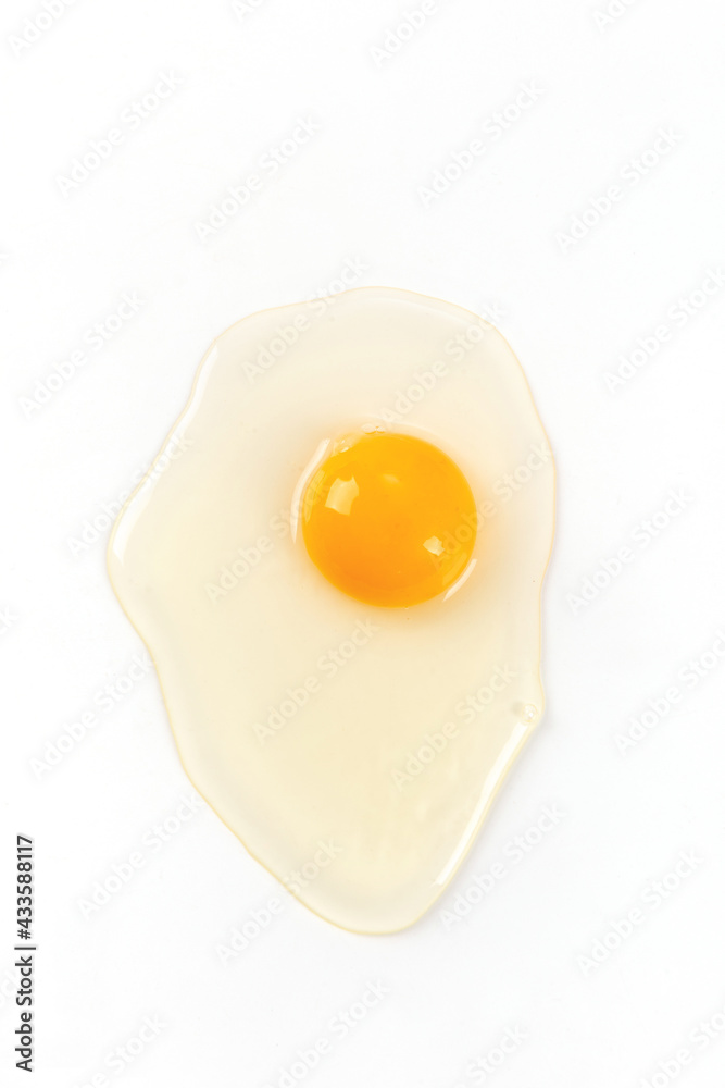 Raw egg ylolk isolated on white background Raw egg ylolk isolated on white background