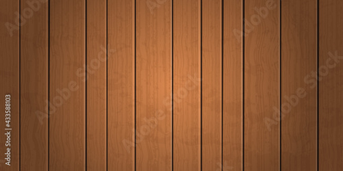 Vintage grunge brown wooden plank texture background vector illustration