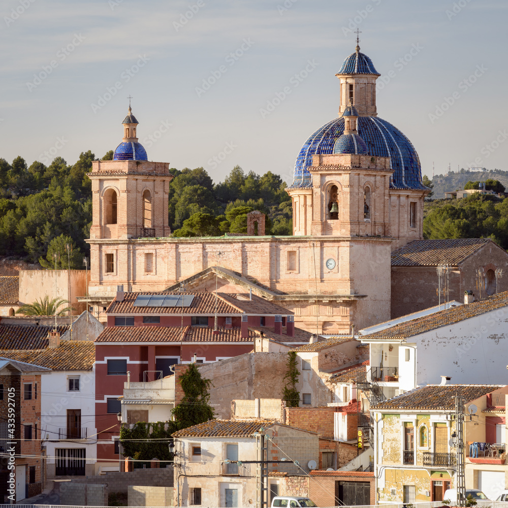 Iglesia de la Concepción, en la población de Sot de Ferrer, en la provincia de Castellón. Comunidad Valenciana. España. Europa