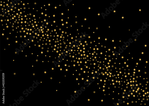 Gold Best Confetti Texture. Blur Glitter Background. Yellow Sequin Isolated Illustration. Celebration Spark Pattern. Gradient Firework Design