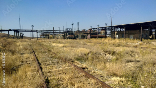 territory of an abandoned power plant in yerevan